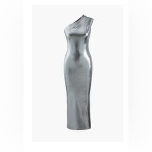 Micas Metallic Dress